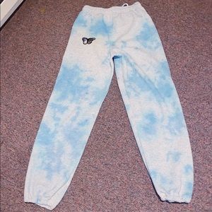Blue tie Dye sweatpants!🤩